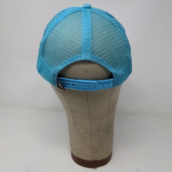 Del Sol Snapback Mesh Back Hat Blue Sunset Logo 100% Polyester - Picture 7 of 11